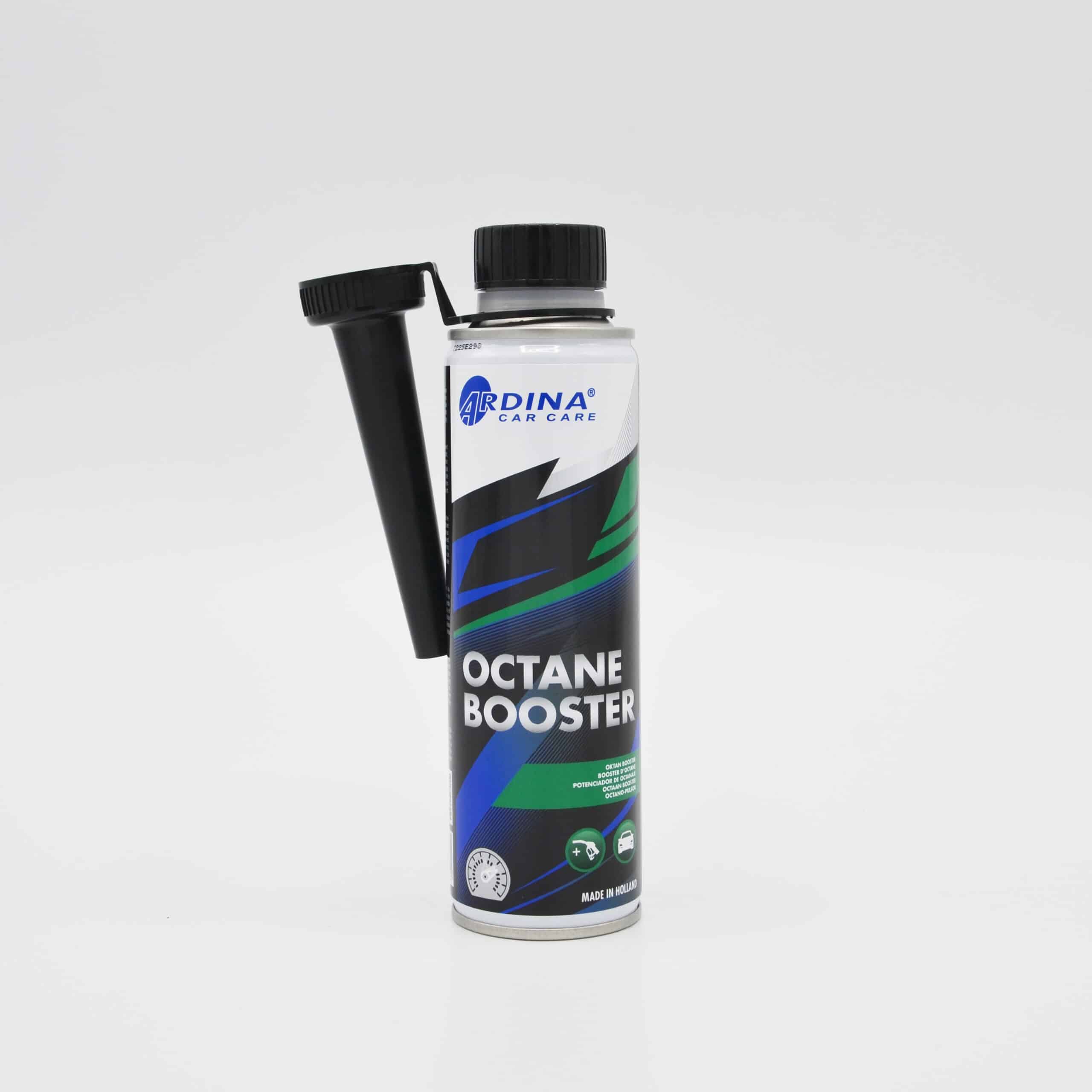 Ardina Octane Booster increases the octane number and cleans the fuel intake system.